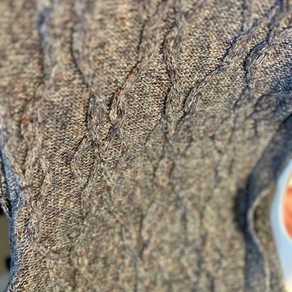 Avenue Women's Cardigan Sweater Gray With Sparkles 18/20 - Picture 7 of 7